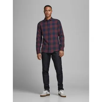 Pánská košile Jack & Jones Košile 12181602 Tmavomodrá Slim Fit S