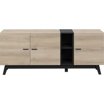 Televizní stolek Stolek televizní švestka comano/černá mat CAREA 131