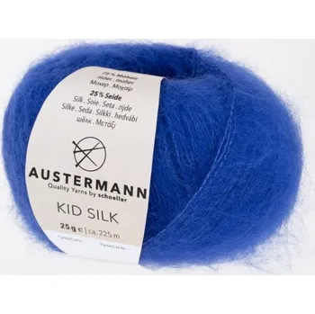 Příze Austermann Kid Silk 34 Royal modrá (Kid Silk 34 ROYAL)