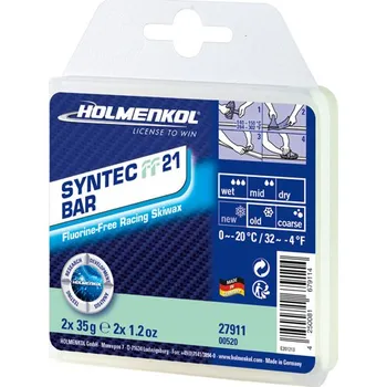 Lyžařský vosk HOLMENKOL Syntec FF 21 Bar 2x35 g
