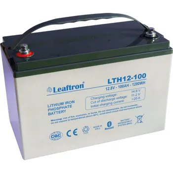 Trakční baterie Leaftron LTH12-90 Lithium (12V/90Ah) záložní, bezúdržbový, lithiový, akumulátor