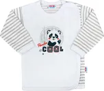 New Baby Kojenecká košilka šedá/panda 62