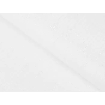 Teflonová látka na ubrusy - Paris TF-004 Bílá - šířka 160 cm