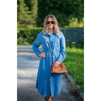 Kabelka Kabelka z kůže 6284 Itálie barva: černá