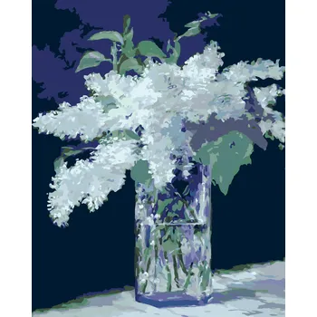 ZUTY Malování podle čísel - ZÁTIŠÍ S ŠEŘÍKY (ÉDOUARD MANET) Rozměr: 40x50 cm, Rámování: bez rámu a bez vypnutí plátna