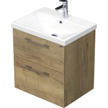 Koupelnový nábytek Koupelnová skříňka s umyvadlem Intedoor SANTE dub světlý 60 x 65 x 45 cm SA 60 2Z 80