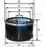Olejový filtr 23.458.00 - 23.458.00