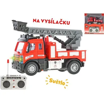 RC model auta R/C auto hasičské se žebříkem 13cm 1:64 se světlem