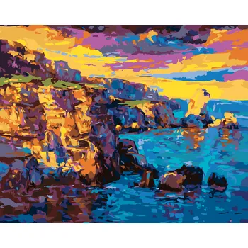 ZUTY Malování podle čísel - ÚTES VE STYLU IMPRESIONISMU Rozměr: 40x50 cm, Rámování: bez rámu a bez vypnutí plátna