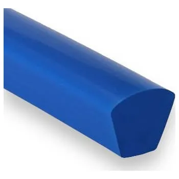 Polyuretanový klínový řemen PU80A 8 × 6,5 (8/M) - hladký klenutý (84 ShA, ultramarinově modrý) - 50m balení