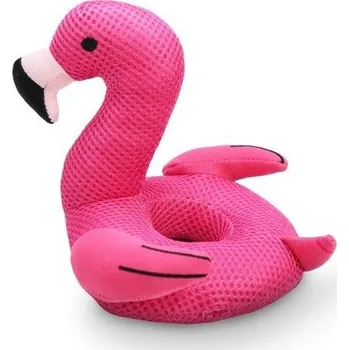 Hračka pro psa Plovoucí hračka plameňák 17x16x14cm