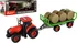 Teddies 00861300 traktor Zetor s vlekem a balíky