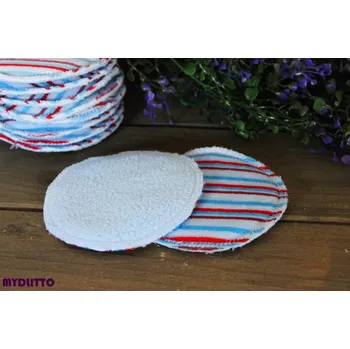 Těhotenská móda Kojící prsní tampony velké - modrý beránek