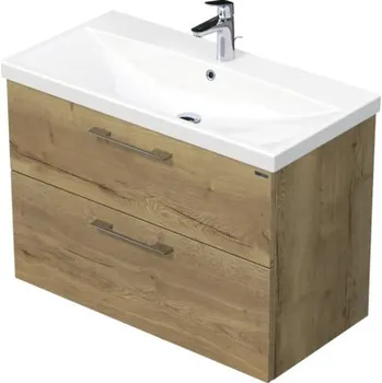 Koupelnový nábytek Koupelnová skříňka s umyvadlem Intedoor SANTE dub světlý 90 x 65 x 45 cm SA 90 2Z 80