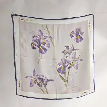 Šátek Hedvábný šátek Iris 53x53 cm v dárkovém balení, HEDVÁBNÝ SVĚT