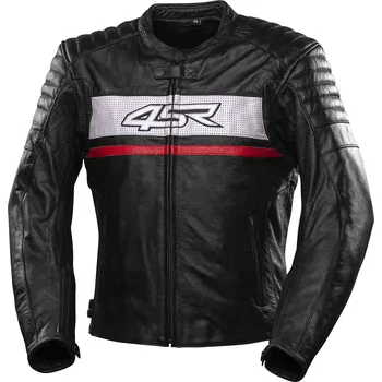 Moto bunda Kožená bunda 4SR Roadster III Red Velikost: 50