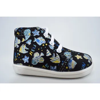 Dětská treková obuv BOOTS4YOU Boots4U dětský capáček T 021 potisk rybička Velikost: 21