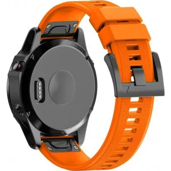 Řemínek na hodinky BSTRAP | BStrap Silicone Acton reminek na Garmin Fenix 5s / 5s Plus, orange (SGA003C01)