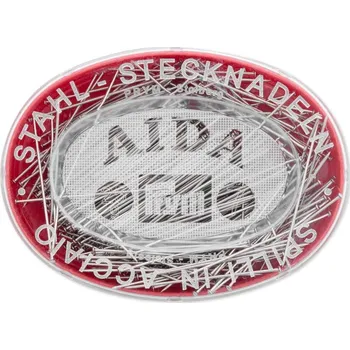PRYM Špendlíky, 0,60 x 32 mm, stříbrné barvy, 25 g, plastová krabička