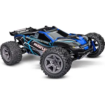 RC model auta 1:10 Traxxas Rustler 2BL 4WD RTR (modrý)
