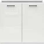 Junona Line Tafla skříňka BBL D2D/80/82, bílá/bílá křída lesk