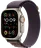 Apple Watch Ultra 2 49 mm, titan s indigovým alpským řemínkem M