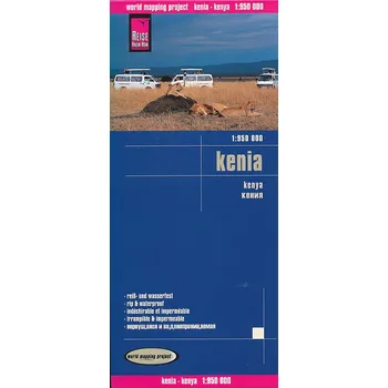 Reise Know-How Verlag mapa Kenya (Keňa) 1:950 t. voděodolná
