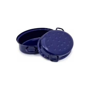 pekáč Pekáč smalt oválný 34cm 5,5L dvoudílný