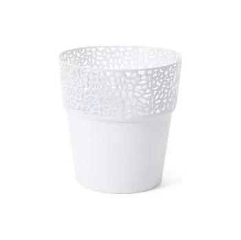 Obal na květináč Obal květináče ROSA ¤11,5cm bílá