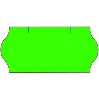 Samolepící etiketa Cenové etikety na kotoučku 26x12 mm CONTACT - signální zelené, 36ks