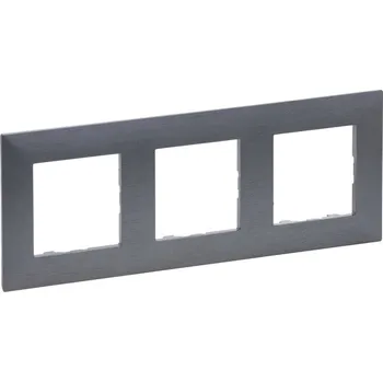 vypínač LEGRAND 863993 Niloé STEP Rámeček 3P broušená ocel