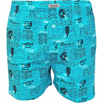 Trenýrky Andrie PS 5755 světle modré pánské trenýrky Barva: modrá světlá, Velikost: 3XL