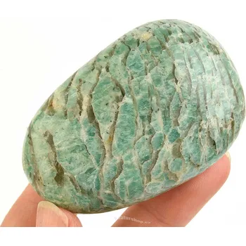 Přírodní kámen Hladký kámen amazonit (Madagaskar) 138g