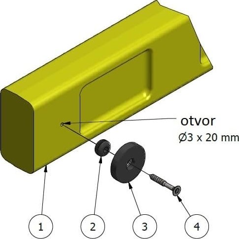 Sada pro magnetické zavírání pro samouzavírací bezpečnostní branku SafeGate