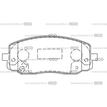 Brzda na kolo Brzdové destičky - 13046057762N