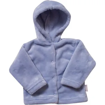 Kabátek wellsoft s kapucí MKcool MK2225 bledě modrý 62 (Kabátek kojenecký s kapucí)