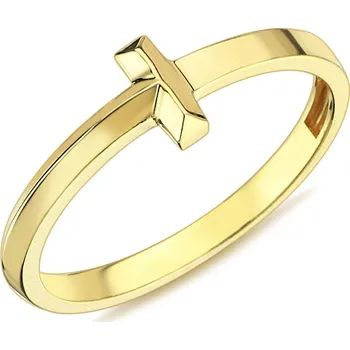 Prsten Lillian Vassago Minimalistický celozlatý prsten LLV98-GR021 Velikost prstenu: 58