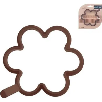 Forma na pečení Forma na pečení lívanců/volských ok ORION Květ 11cm Brown