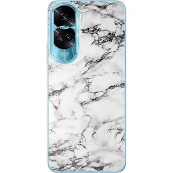 Pouzdro na mobilní telefon Silikonové pouzdro iSaprio - Honor 90 Lite 5G - White Marble 01 (Odolný silikonový kryt, obal, pouzdro iSaprio - Honor 90 Lite 5G - White Marble 01 - skvělá ochrana a pružnost, stylový UV potisk, lehkost, tiskne se v České republice)