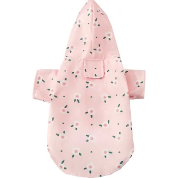 Obleček pro psa Flower Pink Pláštěnka pro psa Velikost: M