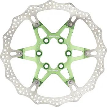 Brzda na kolo Brzdový kotouč Reverse Components Alu/Steel 6 děr – 160 / 180 mm – více barev Barva: Black, Velikost: 160 mm