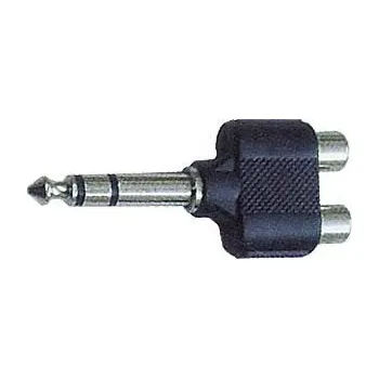 Video redukce Redukce JACK 6,3 stereo/2x CINCH zdířka