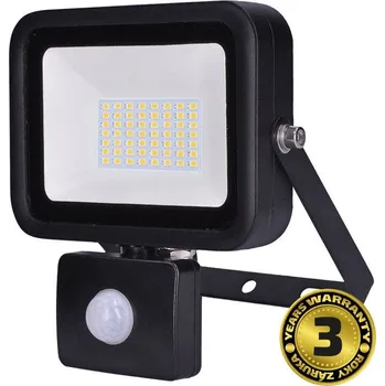 Solight LED reflektor PRO se senzorem, 50W, 4600lm, 5000K, IP44 - WM-50WS-L