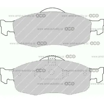 Brzda na kolo Brzd.destičky FDB 884 - FDB884