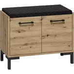 Botník se sedákem dub artisan NEVIO 04