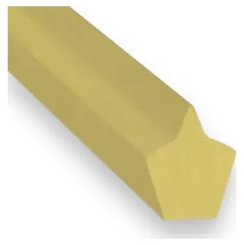 Polyuretanový klínový řemen PU95A 17 × 19 (17/B) - špičatý (95 ShA, tvar 1, béžový) - 30m balení
