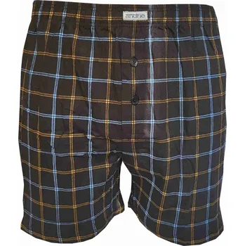 Trenýrky Andrie PS 5765 černé pánské trenýrky Barva: černá, Velikost: 3XL