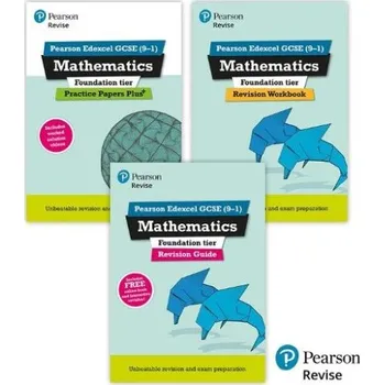 Cizí jazyk New Pearson Revise Edexcel GCSE Maths (Foundation) Complete Revision & Practice Bundle - for 2026, 2027 exams - Smith, Harry a Marwaha, Navtej a Linskey, Jean