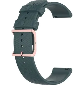 Řemínek na hodinky BSTRAP | BStrap Silicone Rain reminek na Xiaomi Watch S1 Active, dark green (SSG014C1813)