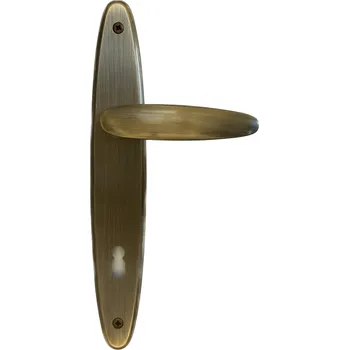 BERNAT MOUNTING BERNAT dveřní kování Decent Provedení: PZ (vložkový zámek), Povrchová úprava: surová mosaz, Rozteč: 72 mm